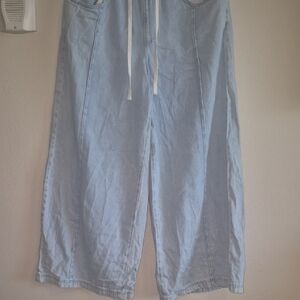A New Day Light Blue Wide-Leg Pants